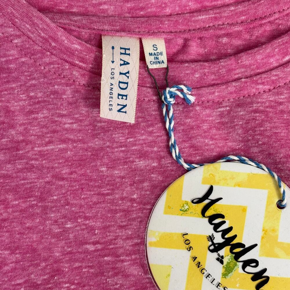 Hayden Size Small Pink Top NWT trendy - Picture 6 of 9